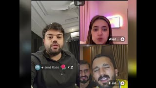 Ducky Bhai and Rajab But TikTok Live TikToklive Rajab vs ducky [upl. by Siroved]