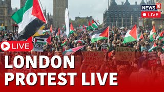 London News LIVE  Hundreds Of Thousands Expected At ProPalestine March In London LIVE  N18L [upl. by Claresta519]