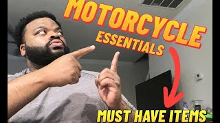 MY TOP 10 MOTORCYCLE ESSENTIALS  THINGS YOU MUST HAVE FOR YOUR MOTORCYCLE 🏍️ [upl. by Floridia]