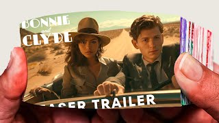 Bonnie and Clyde  Teaser Trailer  Tom Holland Zendaya  Flipbook [upl. by Rosenblast731]