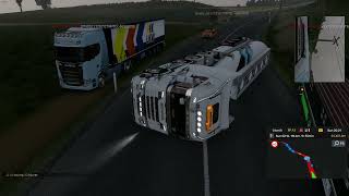 Euro Truck Simulator 2 Idiots on CD Road Ban Videos Funny Moments 14 gaming [upl. by Eimat]