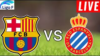 Barcelona Women vs Espanyol Women Live Score l Liga F Women 2024 [upl. by Stephani]