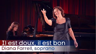 Diana Farrell sings Il est doux il est bon from Massenets Herodiade [upl. by Tiphanie977]