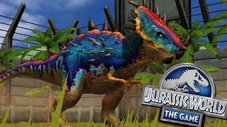 Pachygalosaurus Legendary Hybrid Max Level 40  Jurassic World The Game [upl. by Paschasia33]