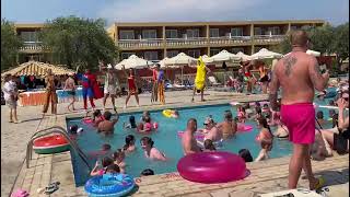 messonghi beach hotel pool party [upl. by Notneuq]