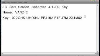 ZD Soft Screen Recorder 4130 key [upl. by Enayr]