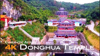 DONGHUA TEMPLE 🇨🇳 4K Drone CHINA 中国  Longxian Guangdong Shaoguan Dongguan [upl. by Attiuqahs]