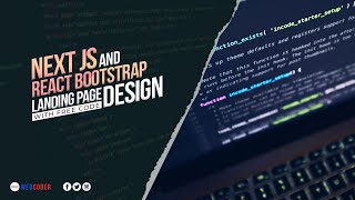 Next JS and React Bootsrtap landing page webcoder [upl. by Halie]