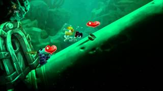 Rayman Legends 100 Walkthrough Part 19  World 4  The Mysterious Inflatable Island  All Teensies [upl. by Mulcahy]