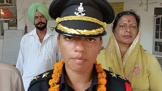 Usha rani of Zirakpur overcomes tragedy joins IndianArmy to honour late husband [upl. by Atnauqahs]