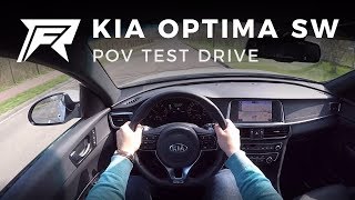 2018 Kia Optima SW 17 CRDi  POV Test Drive no talking pure driving [upl. by Compte]