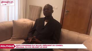 Politique  Région du N’zi  Koffi N’Guessan La Taille annonce son ralliement au RDHP [upl. by Amalea898]