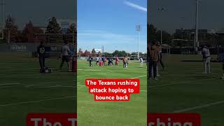 The Running Backs of the Texans Getting Ready for the Stout Jets Defense nfl houstontexans [upl. by Eilojne787]