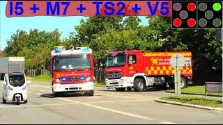 4X midt og sydsjællands brand amp redning STHA BRAND INDUSTRI brandbil i udrykning fire truck respond [upl. by Hyacintha]