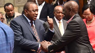 FINALLYFORMER PRESIDENT UHURU AND RUTO MEET FOR THE FIRST TIME FACE TO FACE IN DRC WATCH THEIRMOOD [upl. by Halbeib]