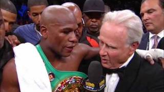 Mayweather Ortiz Post Fight Interview [upl. by Chun]