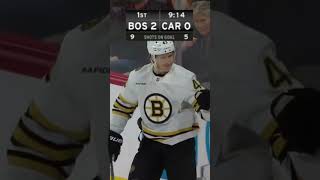 Marchands 400th Goal vs Hurricanes nhlbruins [upl. by Ecraep]