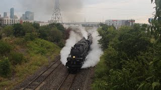 UP 4014 CHASE South From Fort Worth to Navasota Texas ft BCOL 4649 [upl. by Urania]