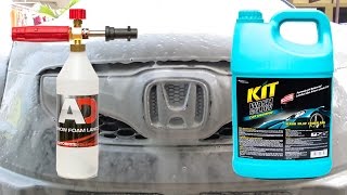 Snow Foam Lance Test  Kit wash and glow Part 1 [upl. by Breeze]