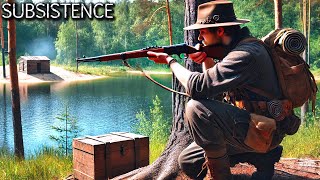 Day 26 Wilderness Survival  Subsistence Gameplay [upl. by Hanid530]