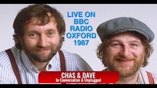 CHAS AND DAVE IN CONVERSATION WITH LIVE UNPLUGGED MUSIC AT BBC RADIO OXFORD IN 1987 [upl. by Brasca180]