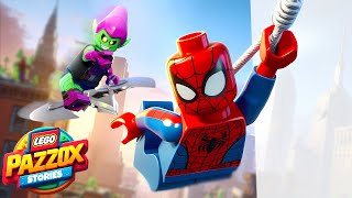 LE ORIGINI DI LEGO SPIDERMAN su Fortnite 🎬 Pazzox Lego Stories [upl. by Cherish199]