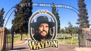 Visiting The Grave of Waylon Jennings  Mesa Arizona 2024 [upl. by Carolus]