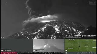 10th May 2023 Popocatépetl volcano eruption [upl. by Ricardo]