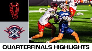 Carolina Chaos vs Boston Cannons Full Quarterfinals Highlights [upl. by Auohs]