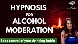 Hypnosis for ALCOHOL MODERATION amp REDUCTION  Take Control of your Drinking NOW [upl. by Liakim]