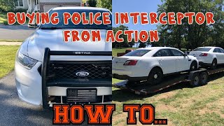 BUYING Police Interceptor from AutoAction  EASY [upl. by Dranyer]