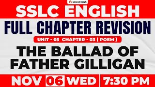 SSLC ENGLISH  UNIT 3  CHAPTER 3  POEM  FULL CHAPTER REVISION  NOV 06  730PM  MS SOLUTIONS [upl. by Anner]