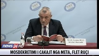 Mosdekretimi i Cakajt nga Meta flet Ruçi [upl. by Barboza767]