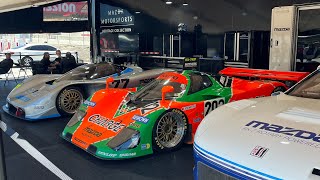 MAZDA 767B amp RX792  4 ROTOR RAW SOUND  COLD START IDLE REV FLYBY  CAR WEEK 24 [upl. by Guenzi]