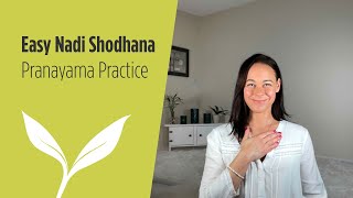 Easy Nadi Shodhana  Pranayama Practice [upl. by Gardy709]