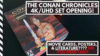 The Conan Chronicles 4K Box Set Opening  Whats in the BOX IN 4K [upl. by Earazed]