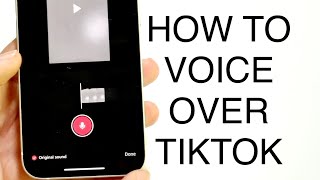 How To Do Voice Over On TikTok 2023 [upl. by Nylsej]