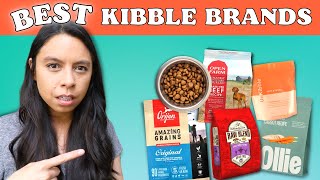 5 Best KIBBLE Brands Official Dog Food Review [upl. by Anikram]