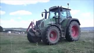 Fauche Des Chardons 2016  Fendt 414ampKuhn [upl. by Ramas]