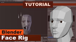 Tutorial  Face Rig  Blender 3D [upl. by Atiuqan]