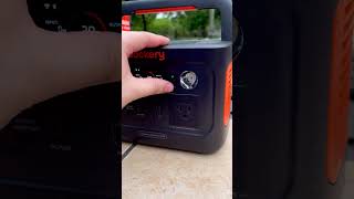 The Jackery Explorer 240 solar generatoe with Bluetooth and Wifi connection for mobile app [upl. by Sinnaoi]