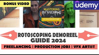 Rotoscoping Demo Reel Guide Freelancing  Production Jobs  Bonus Video [upl. by Richelle]