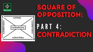 Square of Opposition Part 4 Contradiction [upl. by Babita248]