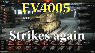 World of Tanks  FV4005 Pools Medal Kolobanovs  Fadins Medal [upl. by Salina571]