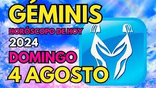 🤩 𝐂𝐮𝐦𝐩𝐥𝐞𝐬 𝐔𝐧 𝐆𝐫𝐚𝐧 𝐒𝐮𝐞ñ𝐨 💥Horoscopo Géminis Hoy ♊ 4 de Agosto de 2024 💥 [upl. by Cori448]