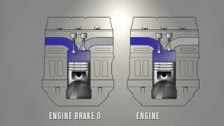 How a Jake Brake Works  Jacobs Vehicle Systems [upl. by Bronny]