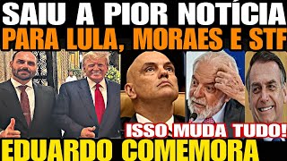 BOMBA NESSA SEXTA SAIUU A PIOR NOTÍCIA PARA LULA MORAES E STF TRUMP SOLTA BOMBA QUE ABALOU TODO [upl. by Ecydnak]