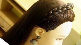 Beautiful amp Simple Head Band Hairstyle for Beginners  Head Band Loose Hair Hairstyle  Hairstyle [upl. by Johannes399]