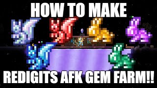 Terraria 1449 How To Build A Gem Farm [upl. by Henke]