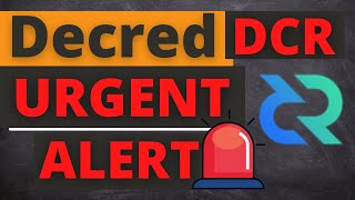 DCR Coin Decred Price Prediction Must Watch Update [upl. by Anatole435]